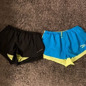 Brooks split shorts size medium